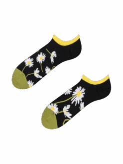 Lustige Sneakersocken Gänseblümchen In Der Nacht