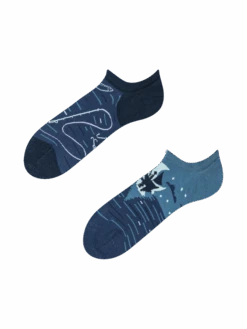 Lustige Sneakersocken Nachtfischer