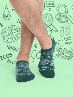 Lustige Sneakersocken Physik Gegen Chemie -Dedoles D U SC SS C C 195 6