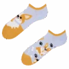 Lustige Sneakersocken Corgi-Hund