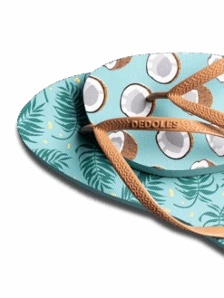 Lustige Flip-Flops Kokosnuss -Dedoles D U SCL F FF C 1210 3