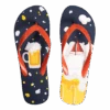 Lustige Flip-Flops Bier Und Boot -Dedoles D U SCL F FF C 1266 1