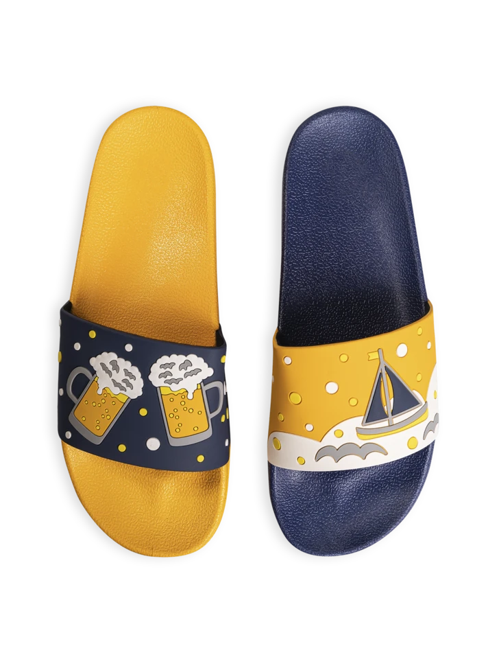 Lustige Pantoletten Kaltes Bier 3 Lustige Pantoletten Kaltes Bier