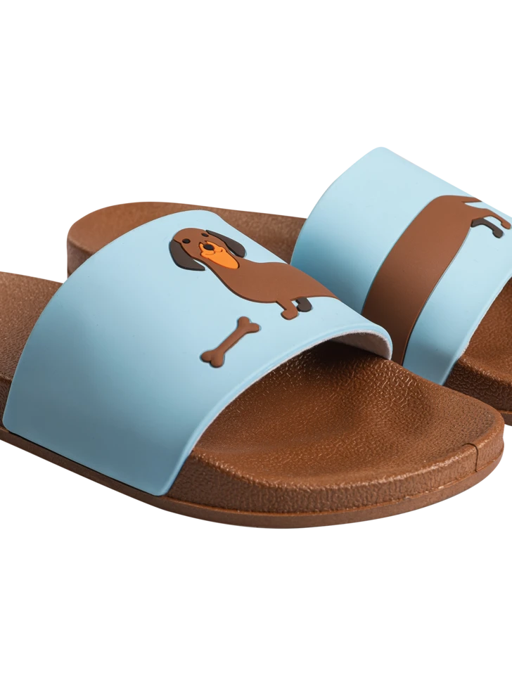 Lustige Pantoletten Langer Dackel 4 Lustige Pantoletten Langer Dackel – Bild 2