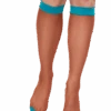 Nylonkniestrümpfe Blaugrün -Dedoles D W H KHS B N 1173 ONE 1