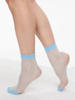 Nylonsocken Kristallblau -Dedoles D W H SC B N 1176 ONE 2