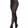 Nylonstrumpfhosen Braun-Schwarz