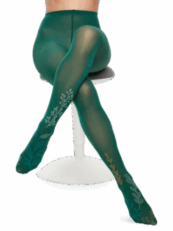 Lustige Nylonstrumpfhosen Herbstblätter