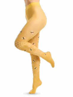 Lustige Nylonstrumpfhosen Honigbienen