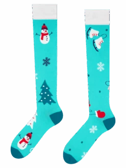 Lustige Kniestrümpfe Winterfreude