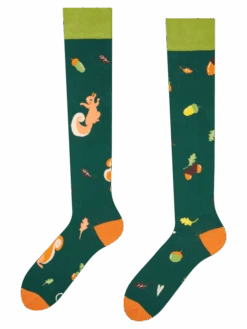 Lustige Kniestrümpfe Eichhörnchen