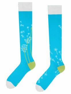 Lustige Kniestrümpfe Löwenzahn Blasen