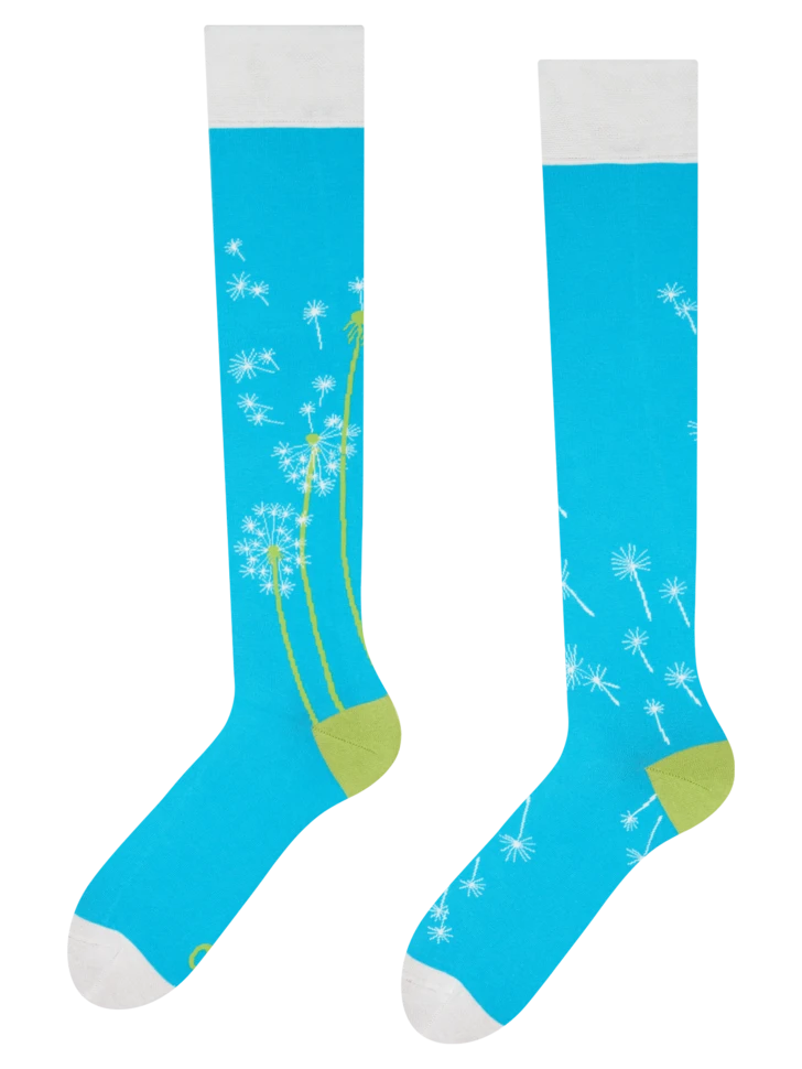 Lustige Kniestrümpfe Löwenzahn Blasen 3 Lustige Kniestrümpfe Löwenzahn Blasen