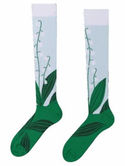 Lustige Kniestrümpfe Maiglöckchen