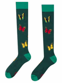 Lustige Kniestrümpfe Schöne Schmetterlinge