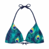 Lustiger Bikinioberteil In Triangelform Pfauenfedern -Dedoles D W SCL S BTT C 1346 1