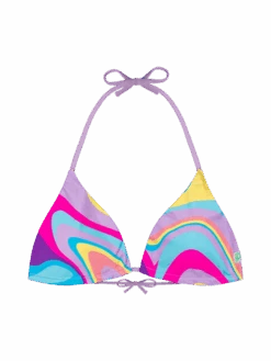 Lustiger Bikinioberteil In Triangelform Farbwellen