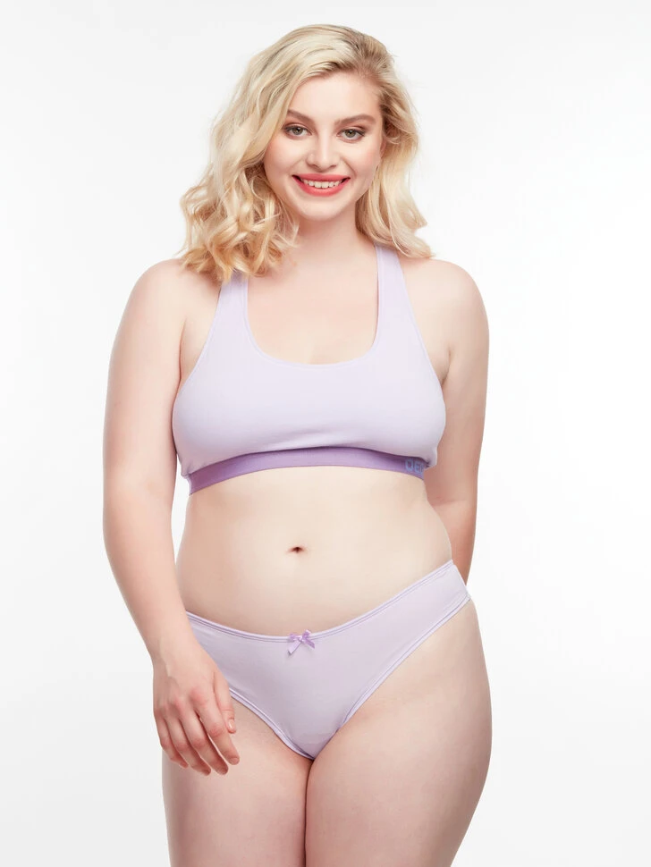 Pastellflieder Damenbralette 5 Pastellflieder Damenbralette – Bild 3