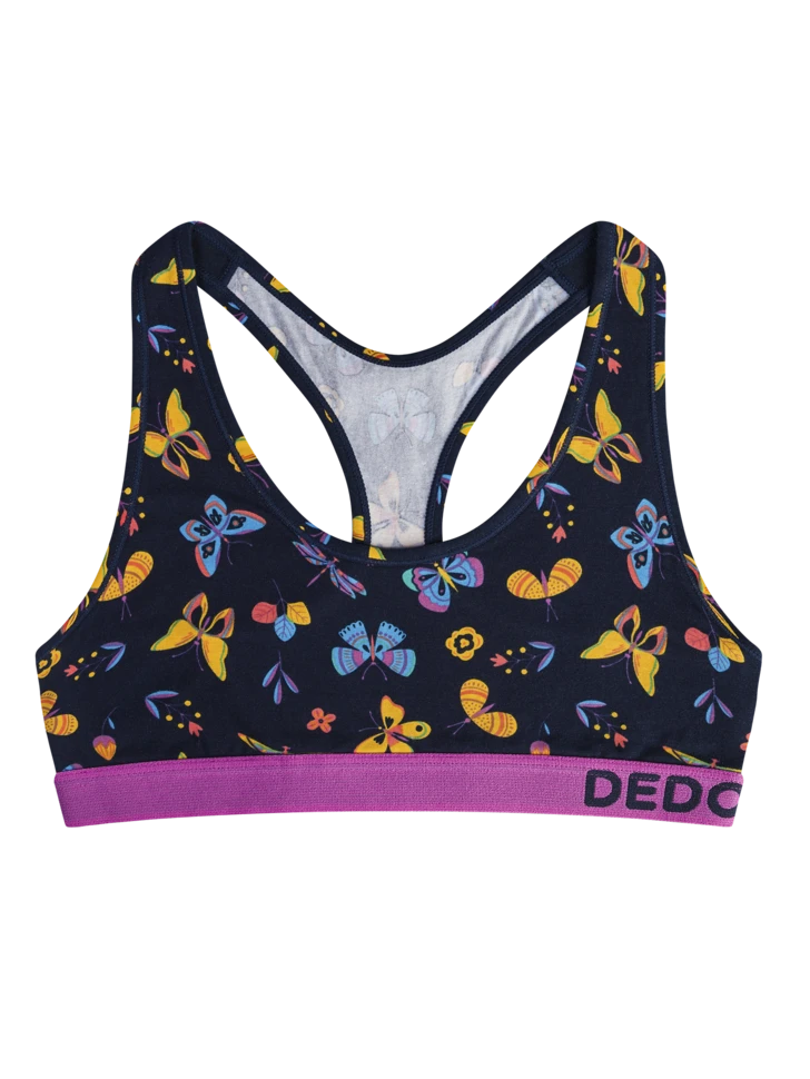 Lustige Damenbralette Schmetterlinge 3 Lustige Damenbralette Schmetterlinge