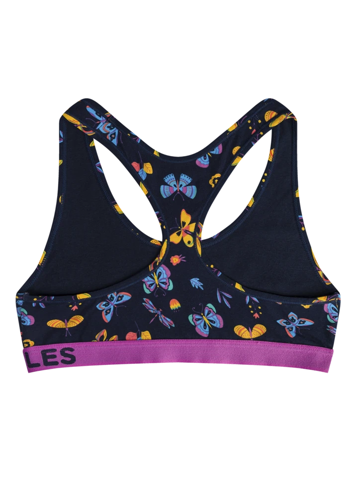 Lustige Damenbralette Schmetterlinge 4 Lustige Damenbralette Schmetterlinge – Bild 2