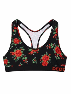 Lustige Damenbralette Rosen