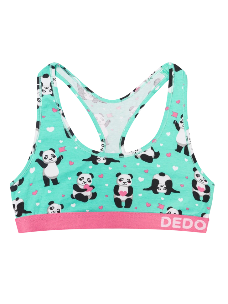 Lustige Damenbralette Panda Und Herzen 3 Lustige Damenbralette Panda Und Herzen