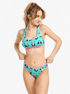 Lustige Damenbralette Panda Und Herzen 8 Lustige Damenbralette Panda Und Herzen -Dedoles D W UN B C C 1547 3