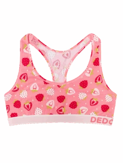 Lustige Damenbralette Süße Erdbeeren