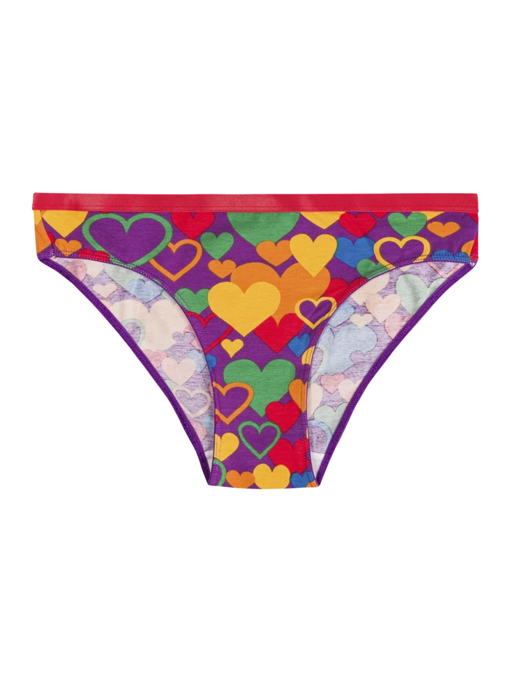 Lustige Damenhöschen Bunte Liebe 3 Lustige Damenhöschen Bunte Liebe