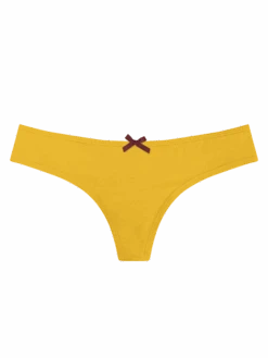 Senfgelbe Brasilianische Damenschlüpfer