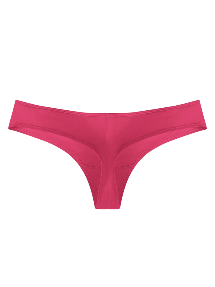 Himbeerrosa Brasilianische Damenschlüpfer 4 Himbeerrosa Brasilianische Damenschlüpfer – Bild 2
