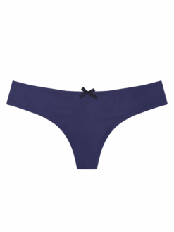 Denimblaue Brasilianische Damenschlüpfer