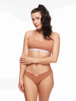 Haselnussbraune Brasilianische Damenschlüpfer 8 Haselnussbraune Brasilianische Damenschlüpfer -Dedoles D W UN BL B C 1624 3