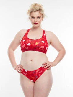 Lustige Brasilianische Damenschlüpfer Herzen -Dedoles D W UN BL C C 110 3