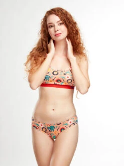 Lustige Brasilianische Damenschlüpfer Folk-Hahn -Dedoles D W UN BL C C 135 3