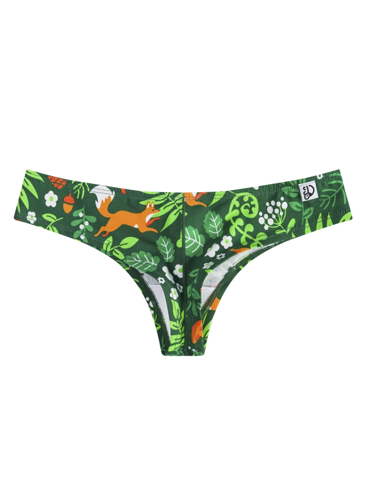 Lustige Brasilianische Damenschlüpfer Waldtiere 4 Lustige Brasilianische Damenschlüpfer Waldtiere – Bild 2