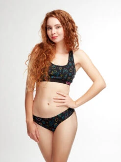 Lustige Brasilianische Damenschlüpfer Neon-Liebe -Dedoles D W UN BL C C 248 3