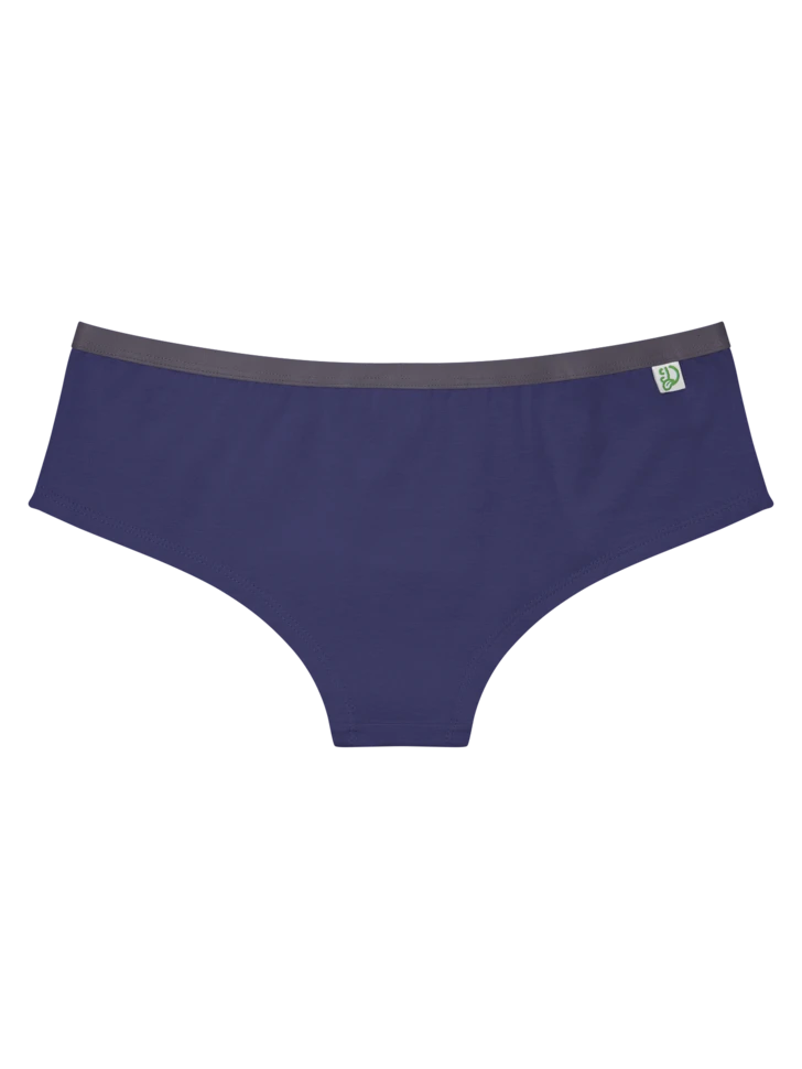 Denimblaue Hipster-Damenhöschen 4 Denimblaue Hipster-Damenhöschen – Bild 2