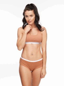 Haselnussbraune Hipster-Damenhöschen -Dedoles D W UN HB B C 1624 3