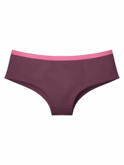 Burgunderrote Hipster-Damenhöschen