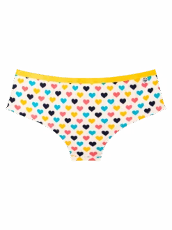 Lustige Hipster-Damenhöschen Bunte Herzen -Dedoles D W UN HB C C 191 2