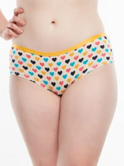 Lustige Hipster-Damenhöschen Bunte Herzen -Dedoles D W UN HB C C 191 3