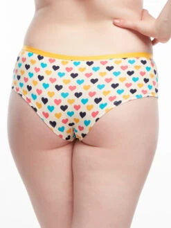 Lustige Hipster-Damenhöschen Bunte Herzen -Dedoles D W UN HB C C 191 4