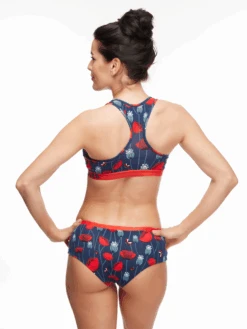 Lustige Hipster-Damenhöschen Marienkäfer Und Mohnblumen -Dedoles D W UN HB C C 208 4