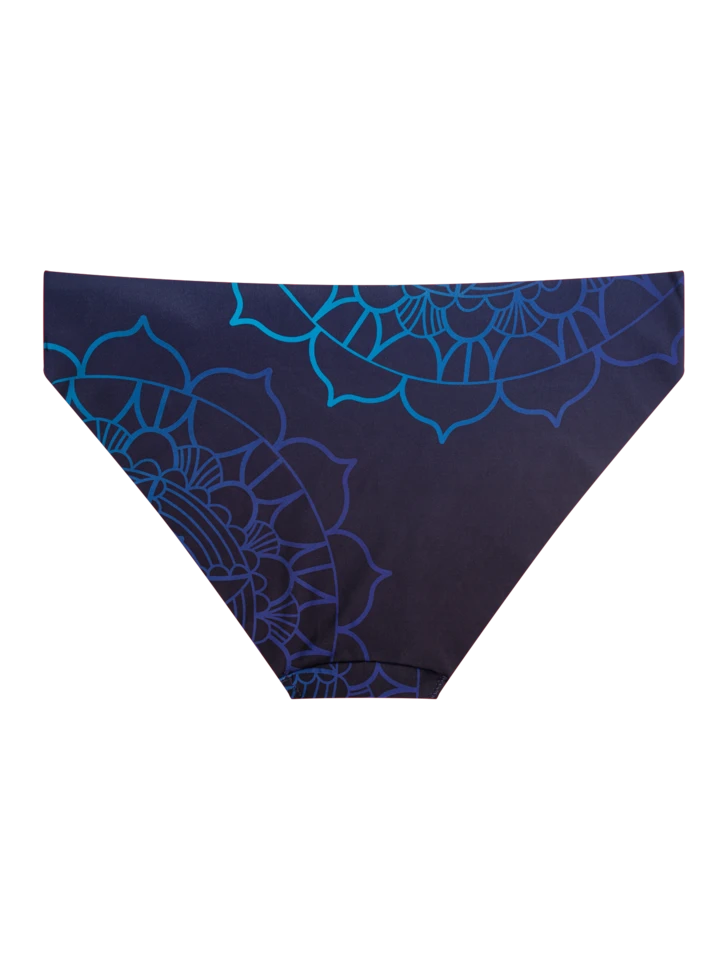 Lustige Nahtlose Höschen Für Damen Dunkelblaues Mandala 4 Lustige Nahtlose Höschen Für Damen Dunkelblaues Mandala – Bild 2