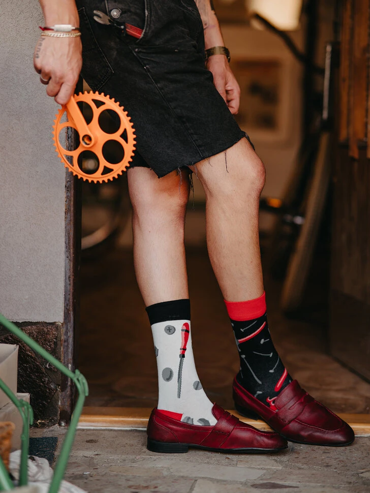 Lustige Socken Heimwerkermeister 6 Lustige Socken Heimwerkermeister – Bild 4