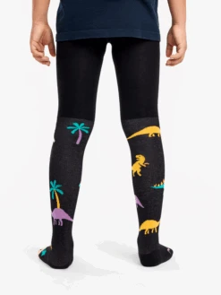 Lustige Strumpfhosen Für Kinder Dinosaurier Und Vulkane -Dedoles DKT1790 4