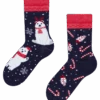 Lustige Warme Socken Für Kinder Weihnachts-Eisbär