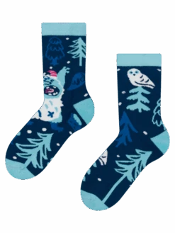 Lustige Warme Socken Für Kinder Wald-Yeti