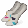 Lustige No-Show-Socken Bunte Herzen 1 Lustige No-Show-Socken Bunte Herzen -Dedoles DNS191